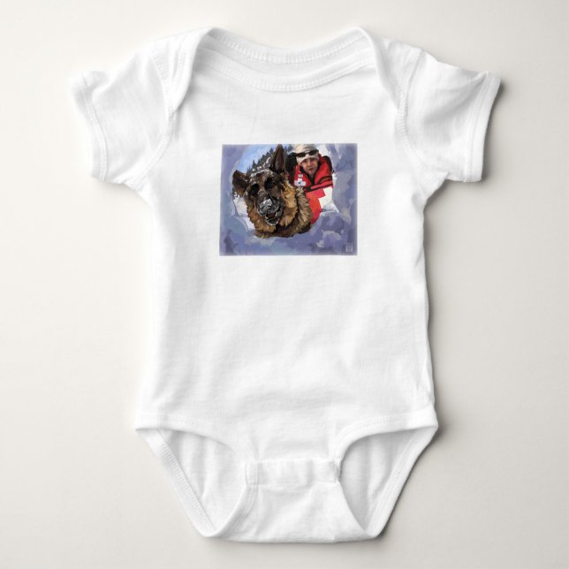 Camiseta Arte de Busca e Resgate de São Bernardo (Frente)