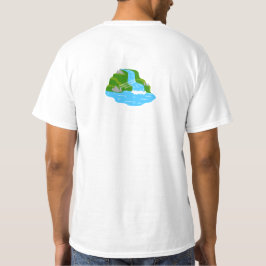 Camiseta Arte de Cachoeira na Montanha – Natureza Pacífica