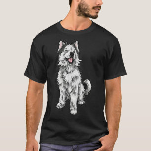 Camiseta Arte de Cachorro de Rouco Roubado