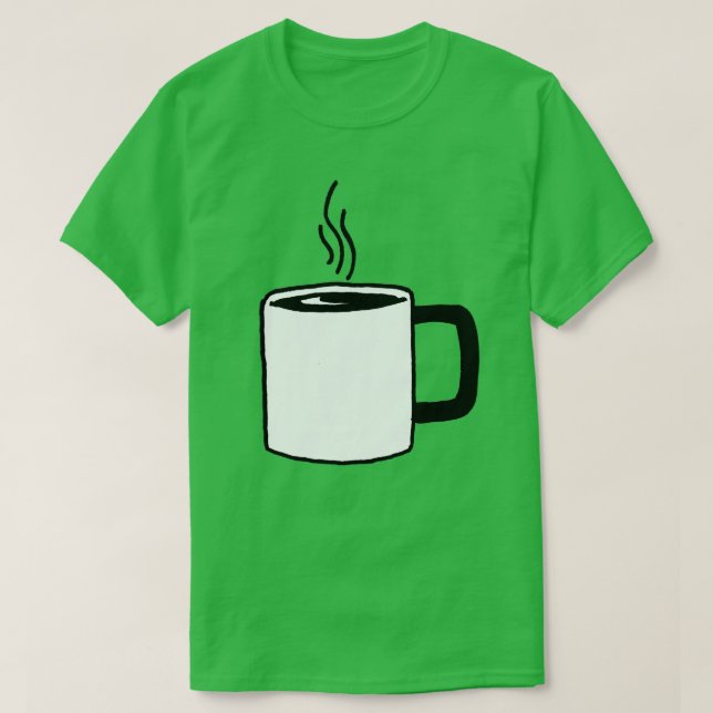Camiseta Arte de Café (Frente do Design)