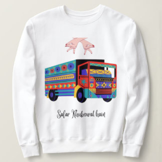 Camiseta Arte de Caminhão Paquistanesa Design Cultural Folc