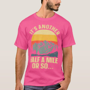 Camiseta Arte De Caminho Para Homens Camitando Montagem De 