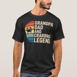 Camiseta Arte de Caranguejo para Homens Caçador de Carangue