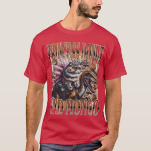Camiseta Arte de Carl Princess Donut Mongo Fã de Dungeon Cr