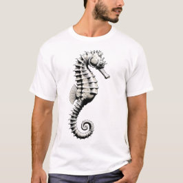Camiseta Arte de cavalo-marinho