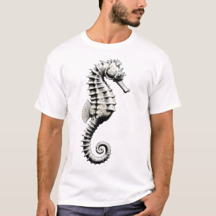 Camiseta Arte de cavalo-marinho
