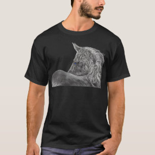 Camiseta Arte de Cavalo Selvagem
