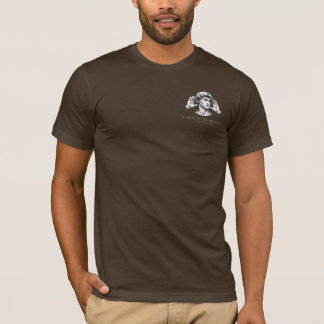 Camiseta Arte de Celebração de Futebol com Estátua Clássica