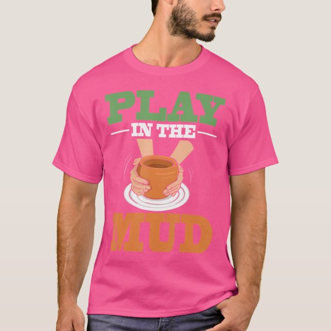 Camiseta Arte de Cerâmica de Olaria Argila Artista (Frente)