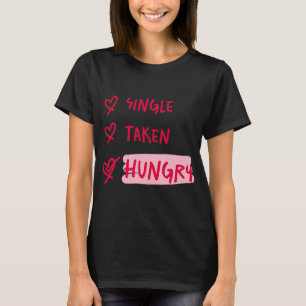 Camiseta Arte de Citação de Relacionamento Engraçado Soltei