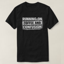 Arte de Citação Grunge Café e Confusão