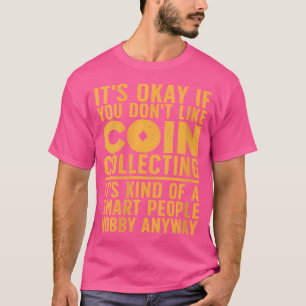 Camiseta Arte de Coleta de Moedas Wo Para Colecionadores de