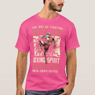 Camiseta Arte De Combater O Espírito De Boxim Tailandês Mua