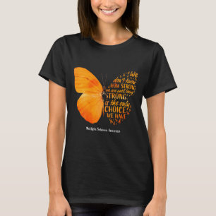 Camiseta Arte de conscientização da Esclerose Múltipla para