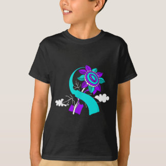 Camiseta Arte de Conscientização sobre Prevenção