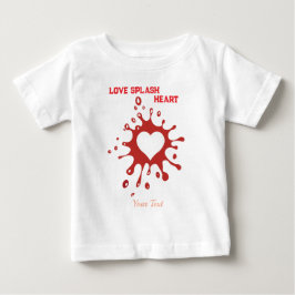Camiseta Arte de Coração Espalhado – Design Criativo de Exp