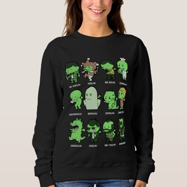 Camiseta Arte de Cosplay do Mito de Cthulhus Fofos (Frente)