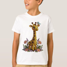 Arte de croché de girafa fofa da primavera - prese