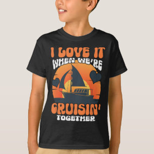Camiseta Arte de Cruzeiro Legal Cruzeiro Navio Casal Férias