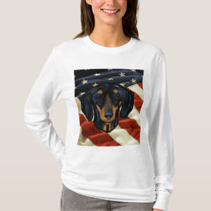 CAMISETA ARTE DE DACHSHUND