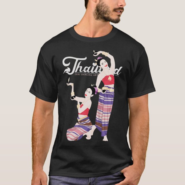 Camiseta Arte de Dança Tailandesa (Frente)