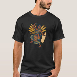 Camiseta Arte de Dançarino Cultural Vintage de Madagascar -