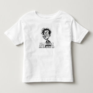 Camiseta Arte de desenho animado com citação "Graças a Deus
