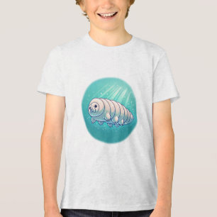 Camiseta Arte de Desenho Animado de Tardígrado Cósmico Fofo