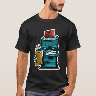 Camiseta Arte de Desenho do Graffito Legal do grafite Spray