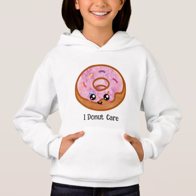 Camiseta Arte de Donut Kawaii  (Frente)