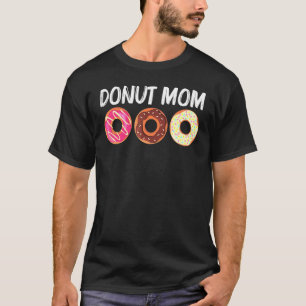 Camiseta Arte de Donut Legal Para Mãe Açúcar Glaceado Choco