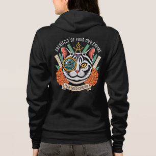 Camiseta Arte de Empoderamento Tatuagem Tradicional Gata Mu