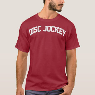 Camiseta Arte De Esportes De Trabalho Retroativo Do DJ Vint