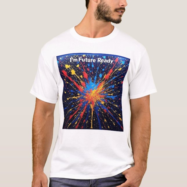 Camiseta Arte de estilhaçamento (Frente)