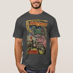 Camiseta Arte de fã de cobrir de banda desenhada Dino Crisi