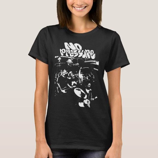 CAMISETA ARTE DE FÃ SEM PRESSÃO PUNK AO VIVO (Frente)