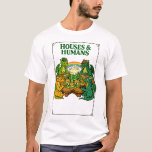 Camiseta Arte de Fantasia de Dragão Engraçado do Dia de São