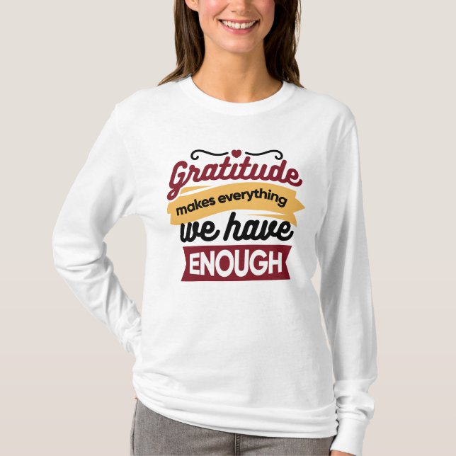 Camiseta Arte de Fé e Gratidão – Cristão Edificante  (Frente)