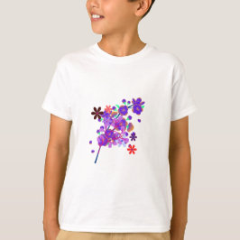 Camiseta Arte de Flor e Folha - Jardim Botânico