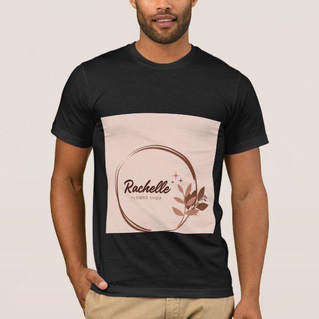 Camiseta Arte de flor fofa (Frente)