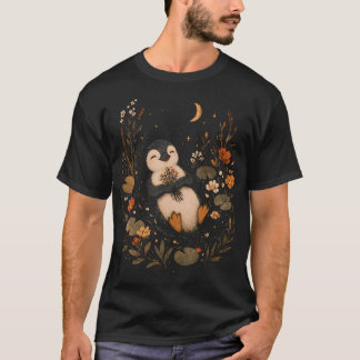 Camiseta Arte de Flor Silvestre Goblincore Estética Fofa de