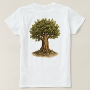 Camiseta Arte de Formiga Fofa e Oliveira   Ilustração Inspi