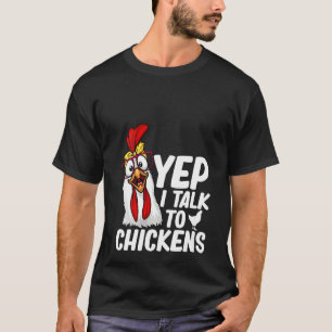 Camiseta Arte de Frango Fofo para Homens Mulheres Crianças 