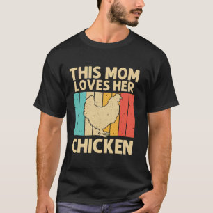 Camiseta Arte De Frango legal Para Mamãe Mama Chicken Roost
