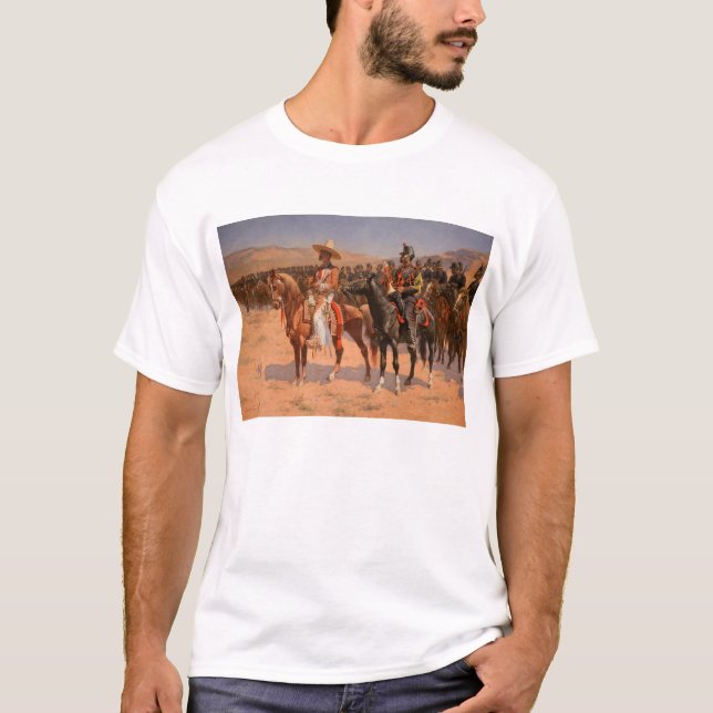 Camiseta Arte de Frederic Remington (Frente)