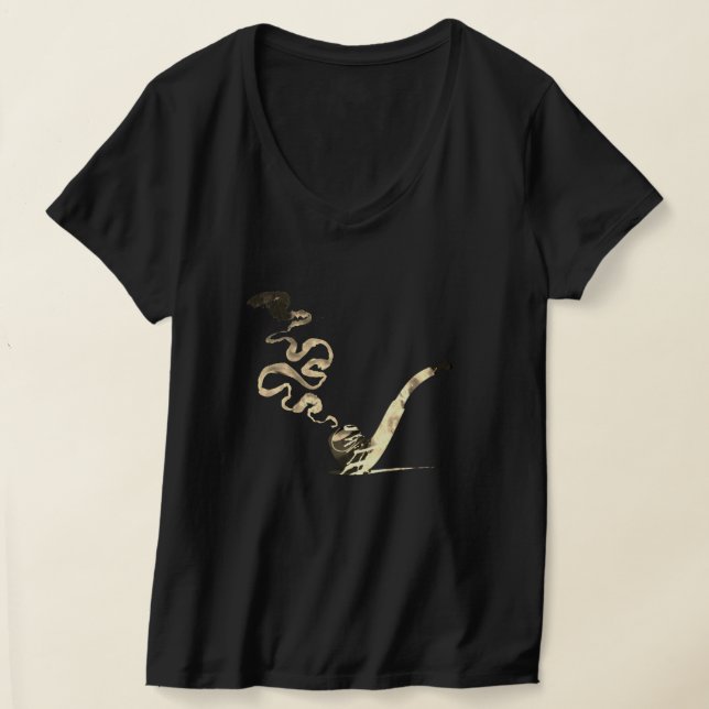 Camiseta Arte de Fumar Cachimbo (Vintage) (Postura )