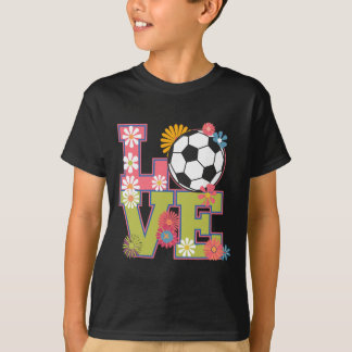Camiseta Arte de Futebol Engraçada Para Mulheres Jogadoras