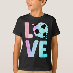 Camiseta Arte de Futebol Legal Para Mulheres Meninas Bebês