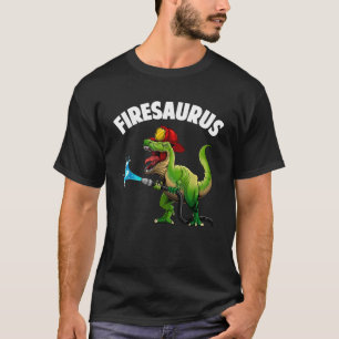 Camiseta Arte de Futuro Bombeiro Para Crianças Meninos Fogo