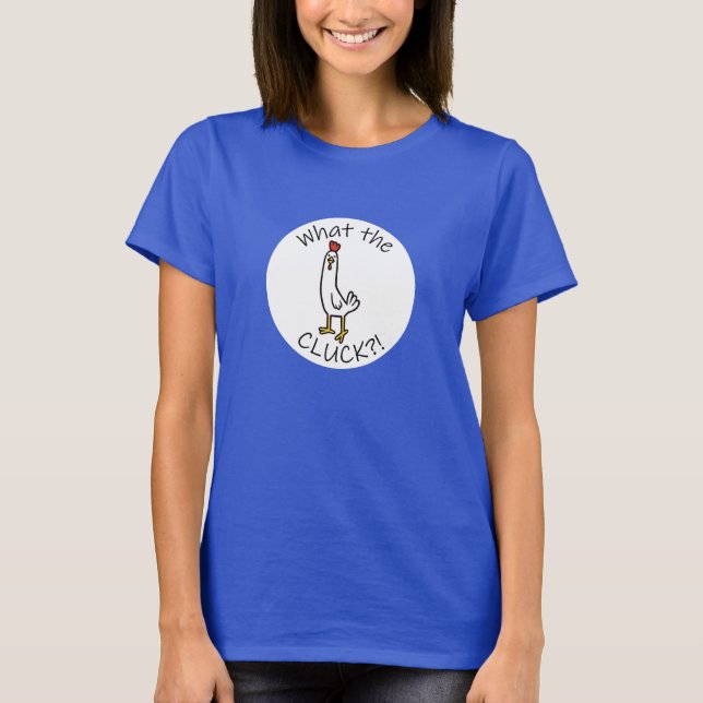 Camiseta Arte de Galinha Engraçada em Linhas  (Frente)